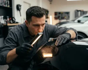 وسایل و تجهیزات لازم برای پولیش زدن خودرو شامل پد و پارچه میکروفایبر